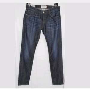 Lucky Brand white oak denim sienna cigarette dark